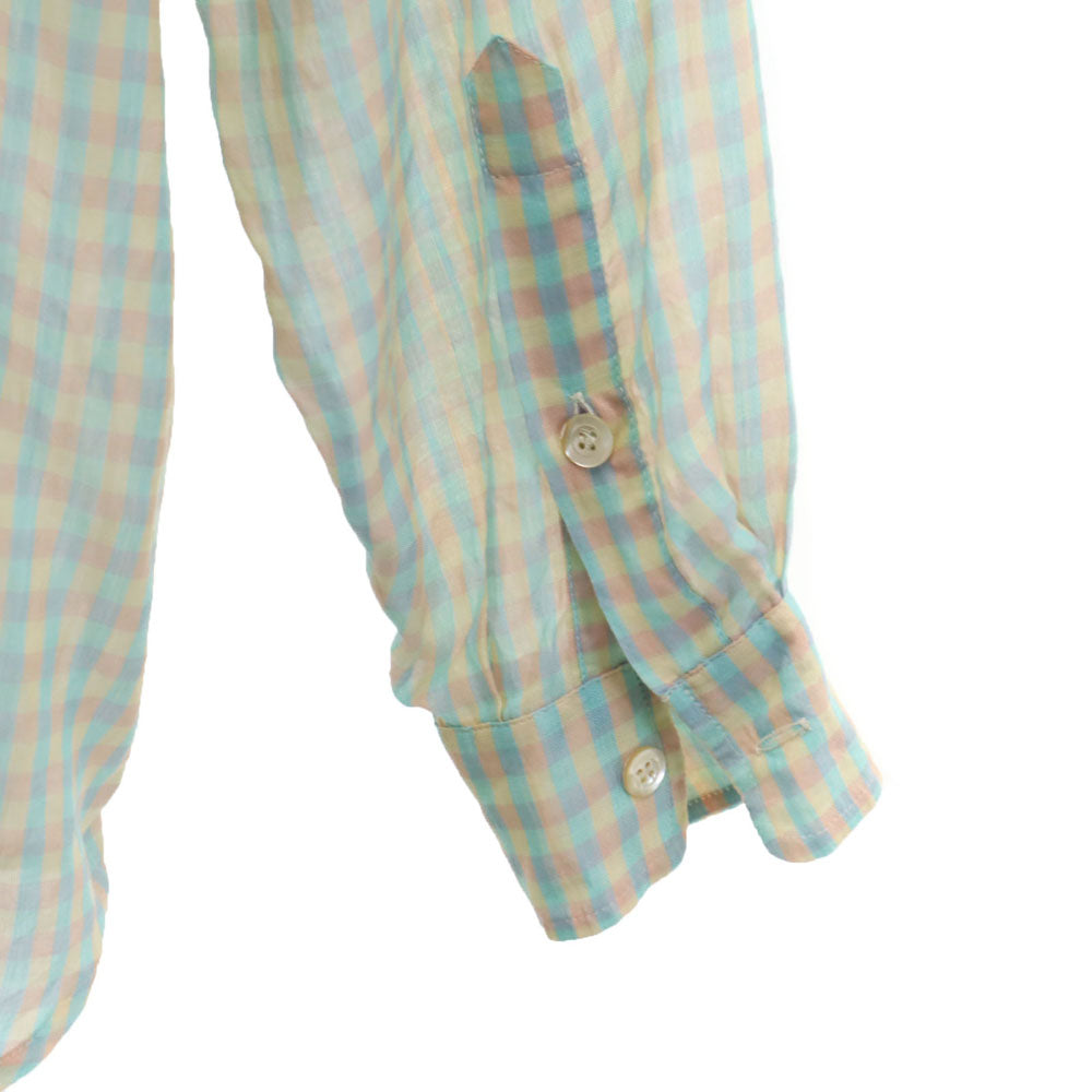 MaxMara WEEKEND LINE マックスマーラ ウィークエンドライン イタリア製 チェック柄 長袖 シャツ L レディース