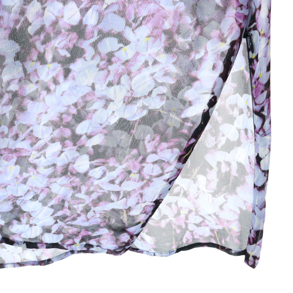 SPORTMAX スポーツマックス イタリア製 総柄 長袖 ハーフボタン シャツ 40 プルオーバー レディース