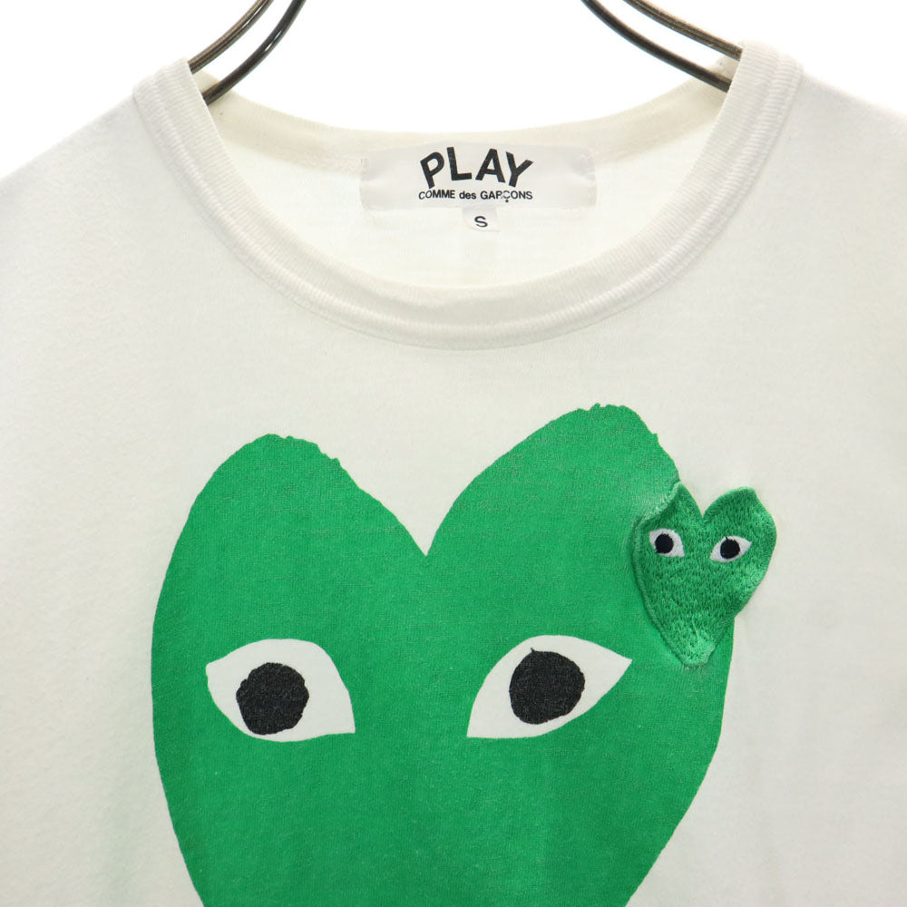 プレイコムデギャルソン 半袖 Tシャツ S 白 PLAY COMME des GARCONS レディース