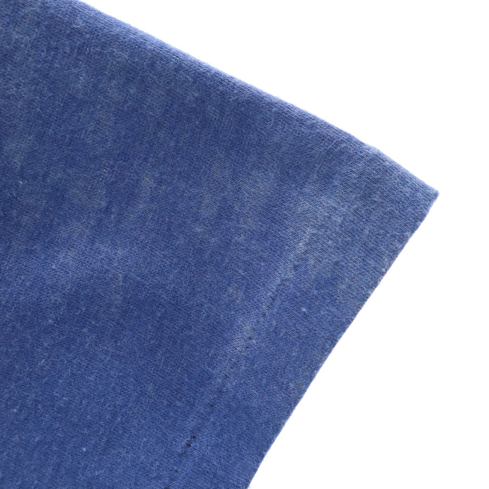 Hanes ヘインズ 70s USA製 ヴィンテージ オレンジタグ 両面プリント 半袖 Tシャツ M ブルー メンズ