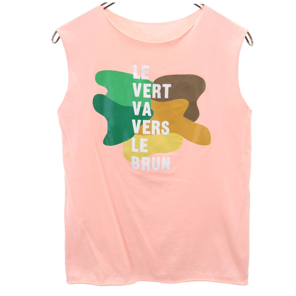 A.P.C. SECTION MUSICALE アーペーセーセクションミュージカル プリント タンクトップ S ピンク系 メンズ