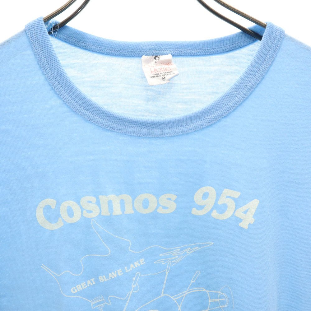 Canadian Plofile カナディアンプロフィール 70s ヴィンテージ 半袖 Tシャツ M ブルー メンズ