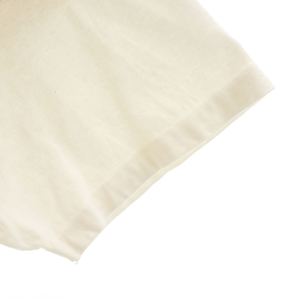 Hanes ヘインズ 80s 90s USA製 オールド プリント 半袖 Tシャツ L ホワイト系 メンズ