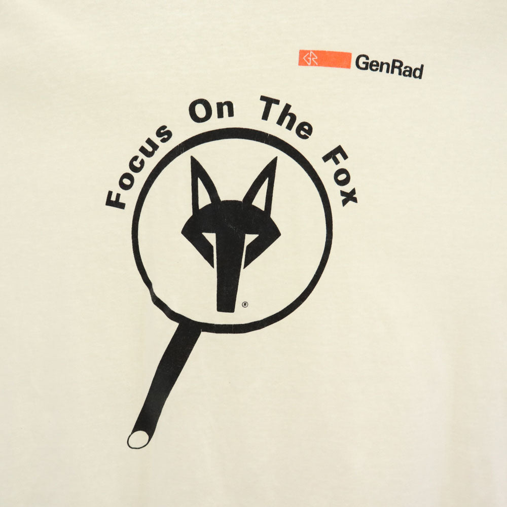 Hanes ヘインズ 80s 90s USA製 オールド プリント 半袖 Tシャツ L ホワイト系 メンズ