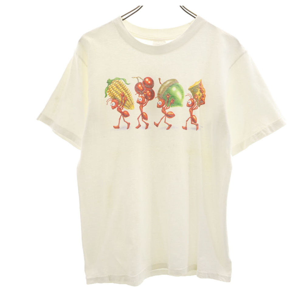 アンビル 90s USA製 オールド 両面プリント 半袖 Tシャツ XL ホワイト系 anbil メンズ