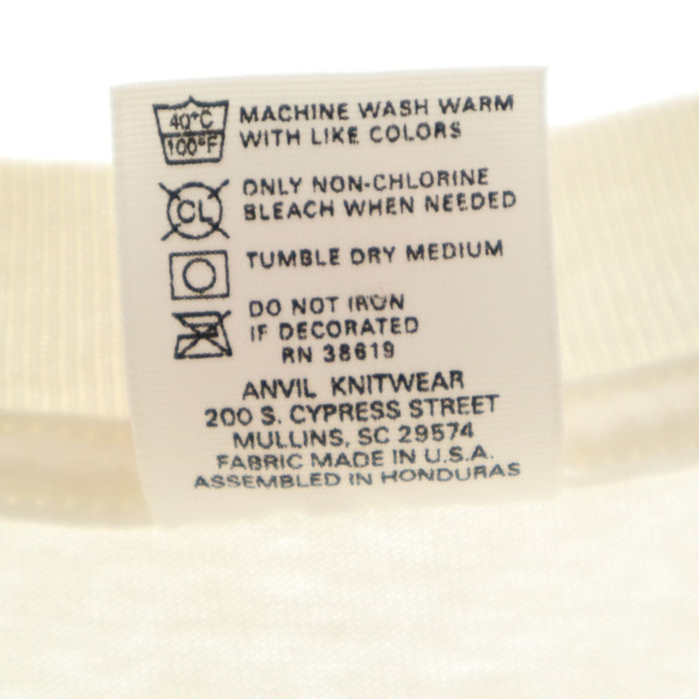 アンビル 90s USA製 オールド 両面プリント 半袖 Tシャツ XL ホワイト系 anbil メンズ