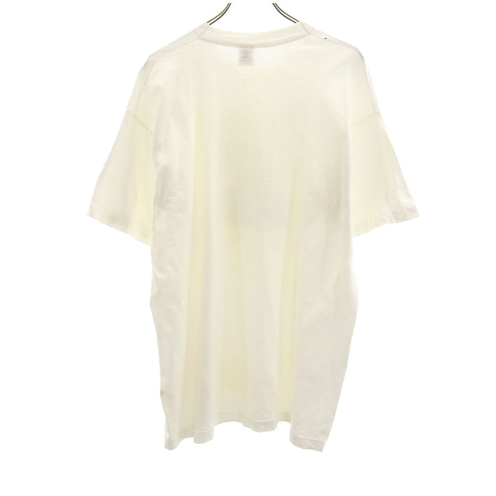 FRUIT OF THE LOOM フルーツオブザルーム 90s USA製 オールド プリント 半袖 Tシャツ XL ホワイト系 メンズ