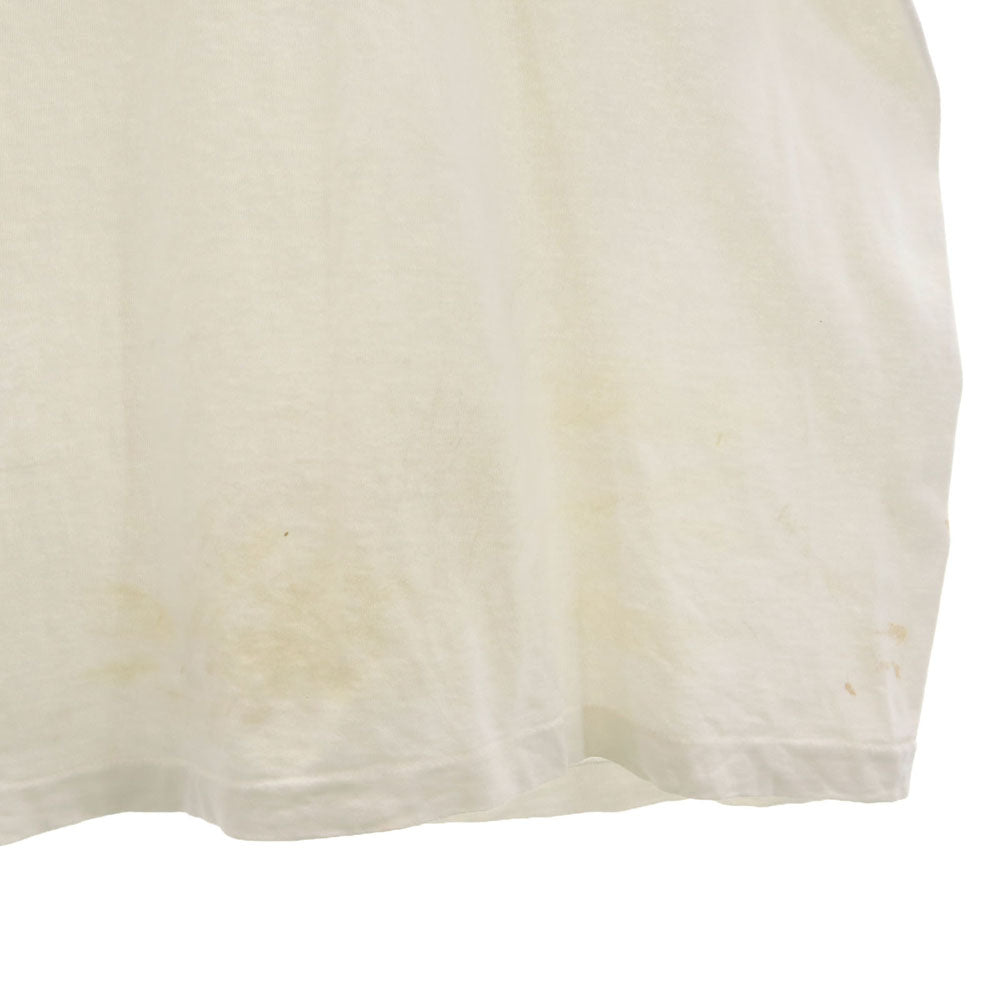 FRUIT OF THE LOOM フルーツオブザルーム 90s USA製 オールド プリント 半袖 Tシャツ XL ホワイト系 メンズ