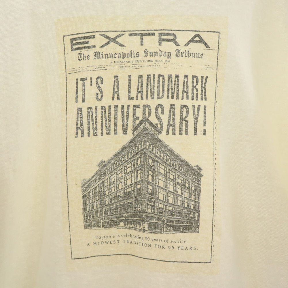 FRUIT OF THE LOOM フルーツオブザルーム 90s USA製 オールド プリント 半袖 Tシャツ XL ホワイト系 メンズ