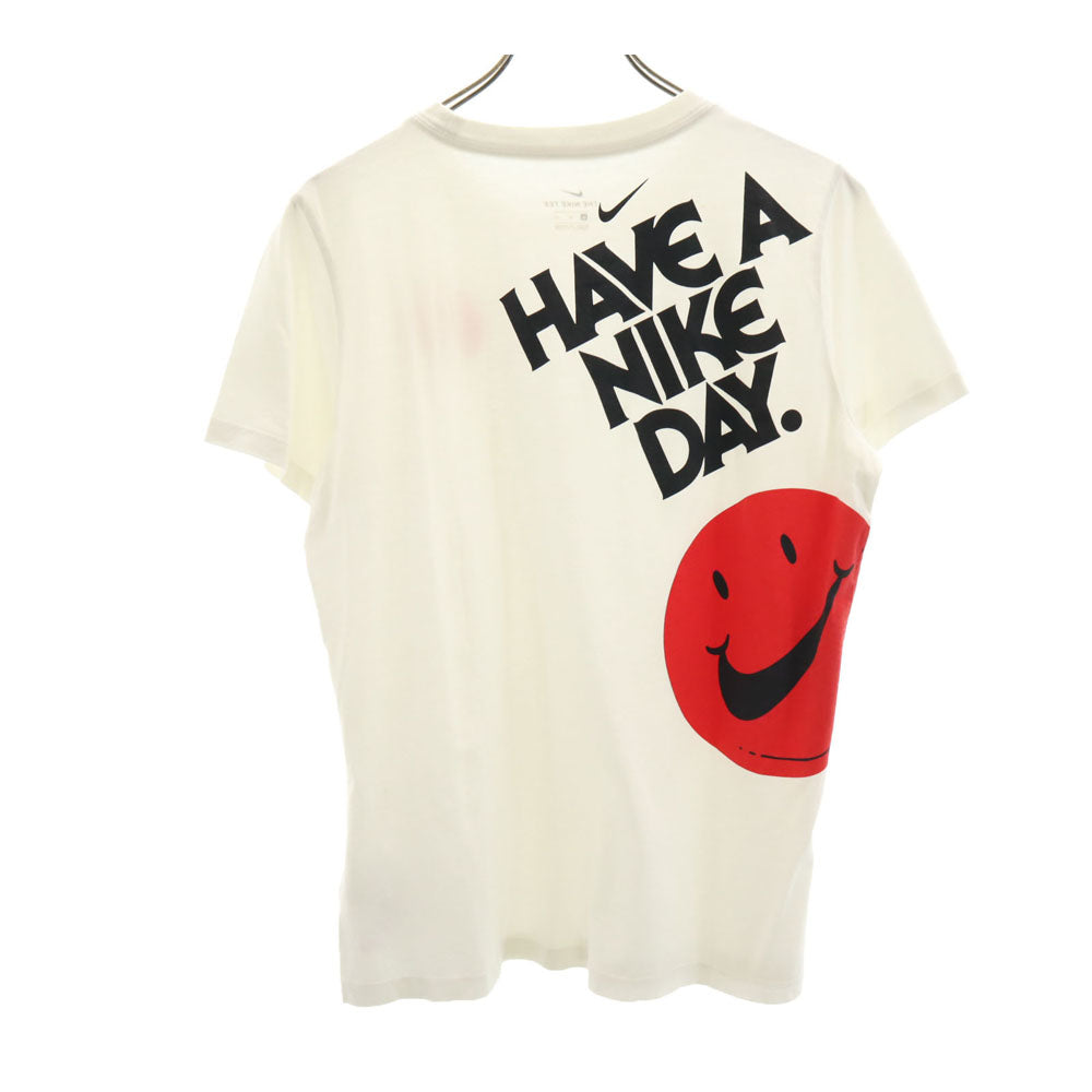 ナイキ プリント 半袖 Tシャツ XL ホワイト系 NIKE レディース