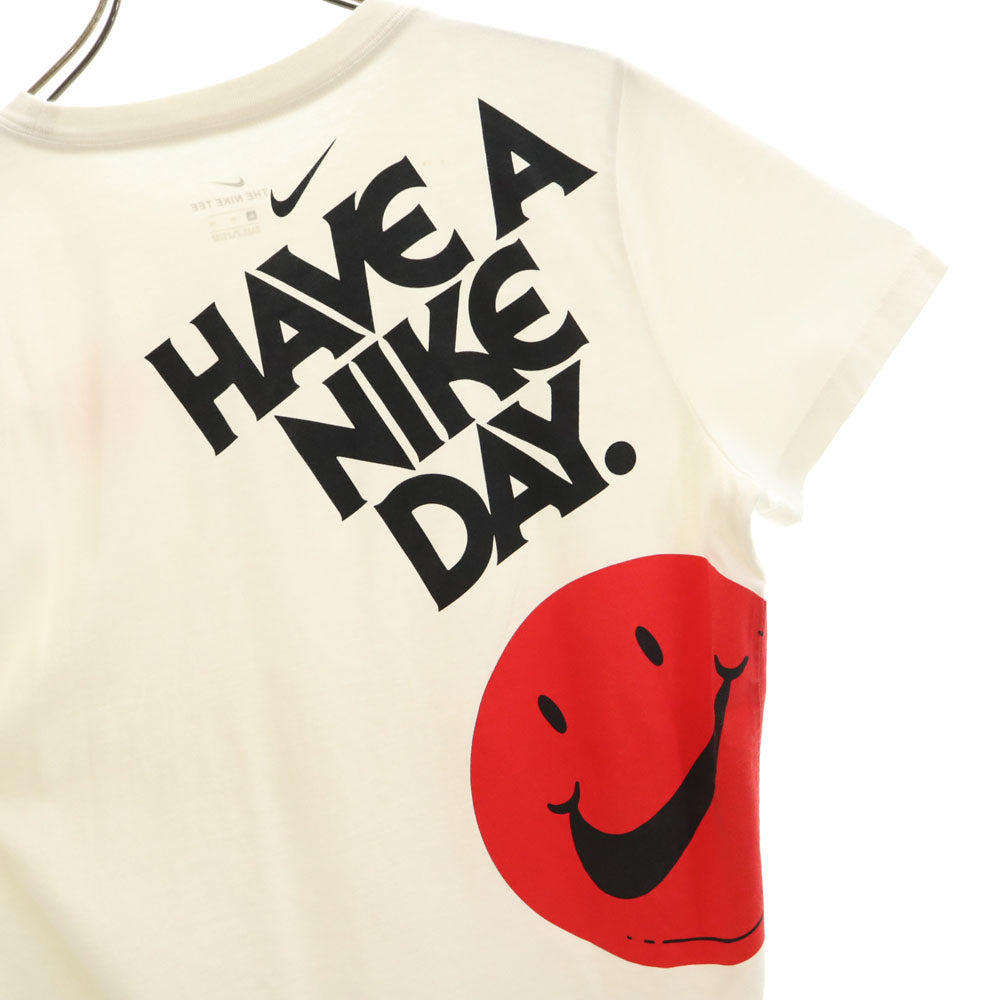ナイキ プリント 半袖 Tシャツ XL ホワイト系 NIKE レディース