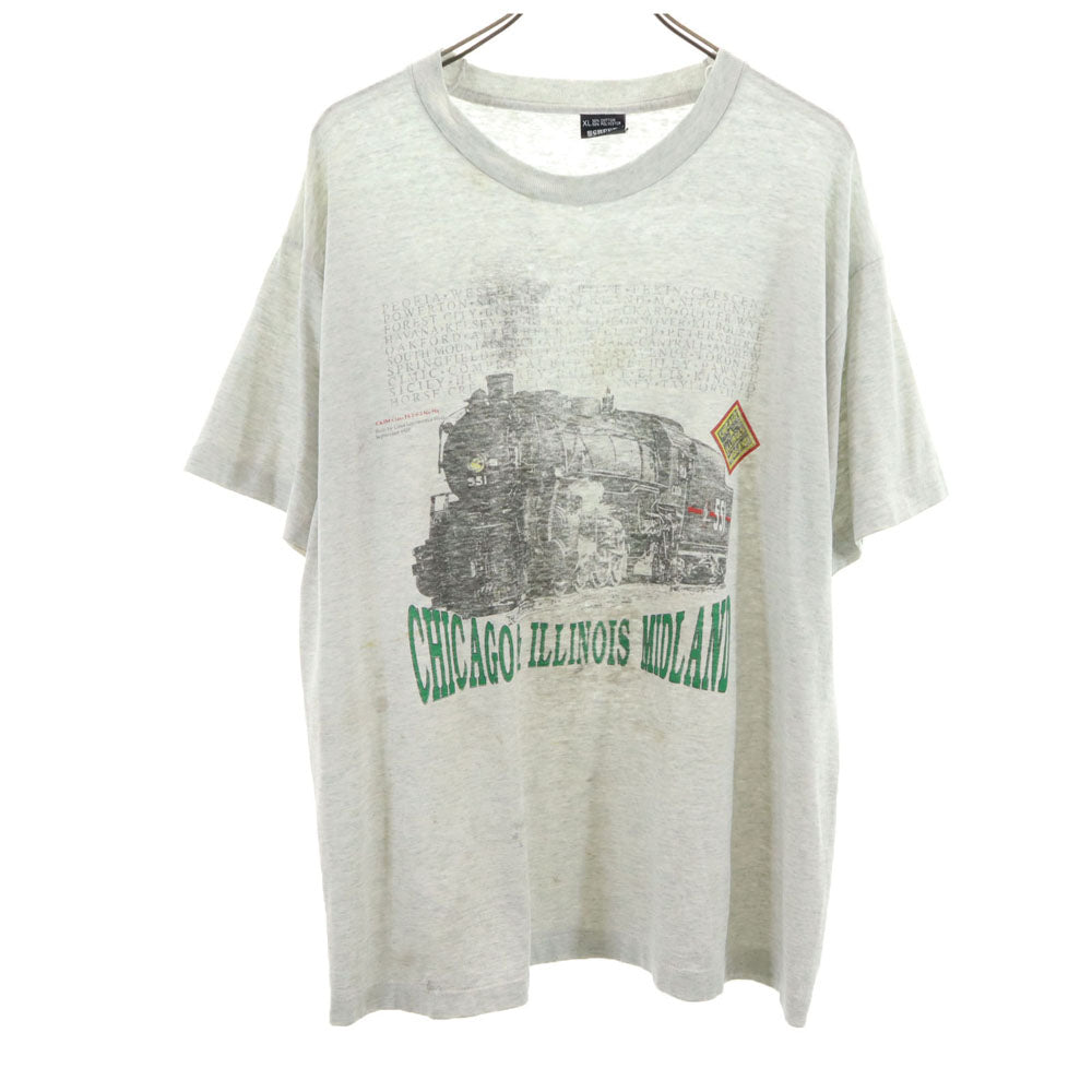 SCREEN STARS スクリーンスターズ 90s USA製 オールド 半袖 Tシャツ XL グレー系 メンズ