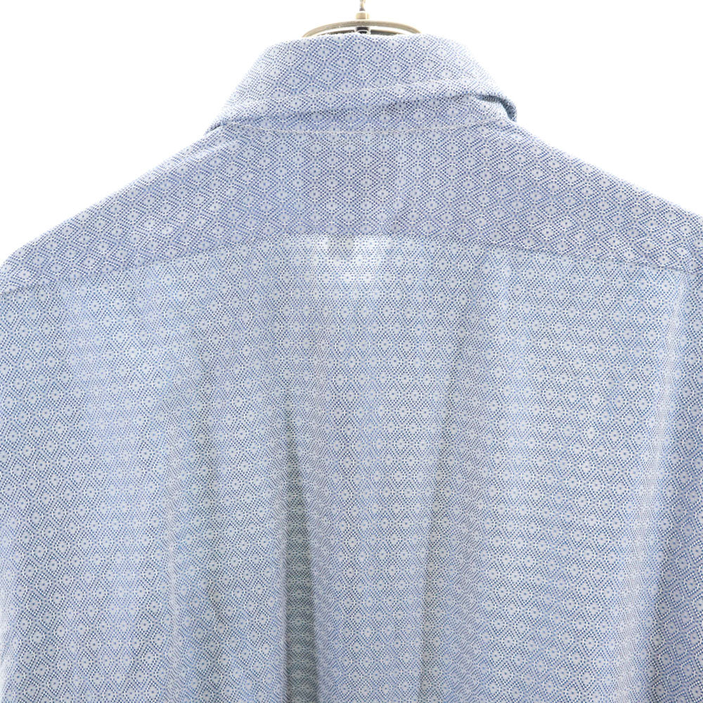 Arrow Kent Collection 70s ヴィンテージ 総柄 長袖 シャツ 161/2-33 ブルー系 メンズ