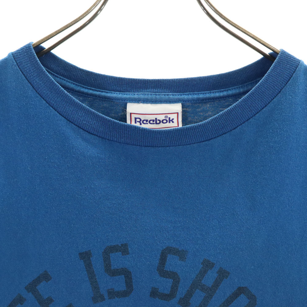 Reebok リーボック 90s USA製 オールド 半袖 Tシャツ XL ブルー系 メンズ