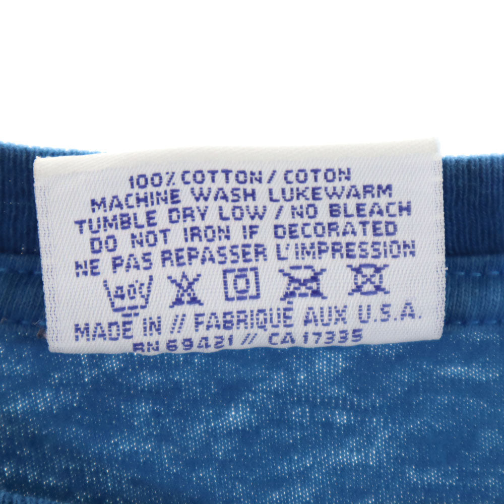 Reebok リーボック 90s USA製 オールド 半袖 Tシャツ XL ブルー系 メンズ