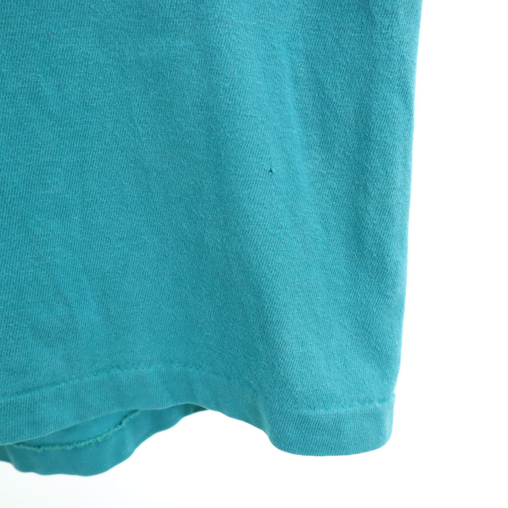 Hanes ヘインズ 90s USA製 オールド 半袖 Tシャツ XL ブルー系 メンズ