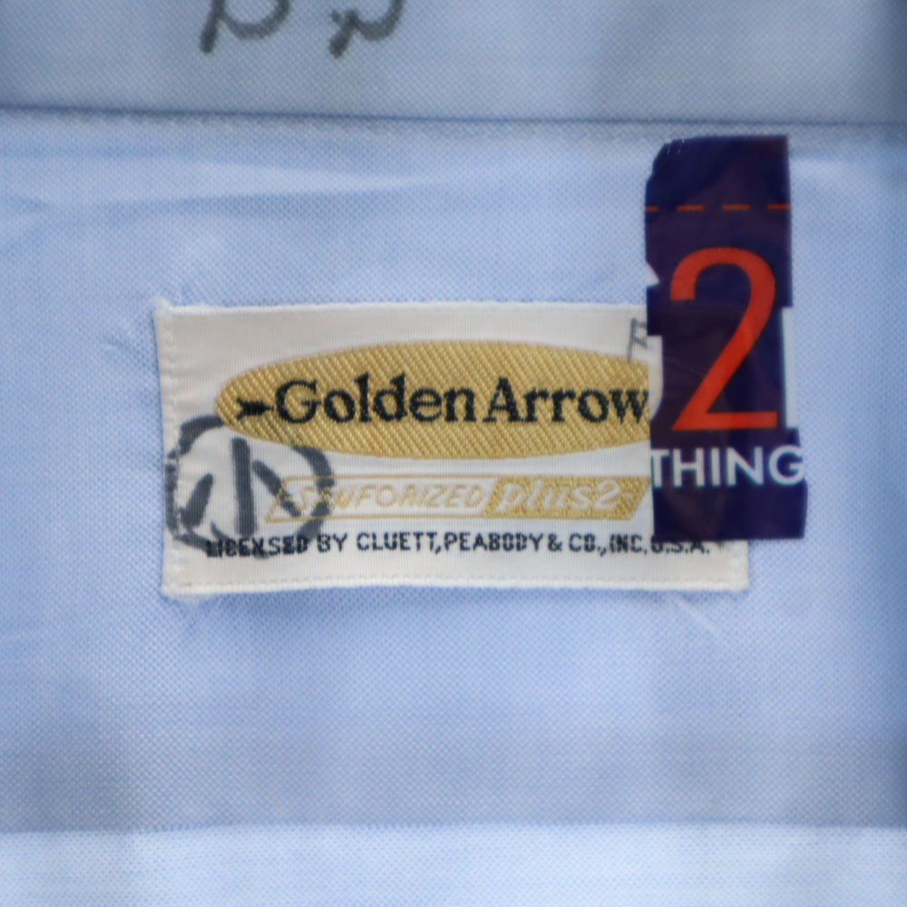 Golden Arrow ゴールデンアロー 長袖 シャツ ブルー系 メンズ