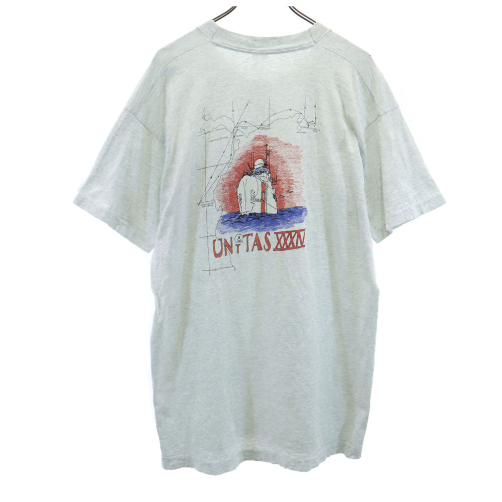 FRUIT OF THE LOOM フルーツオブザルーム 90s USA製 オールド ポケT 半袖 Tシャツ XL グレー系 ポケT メンズ