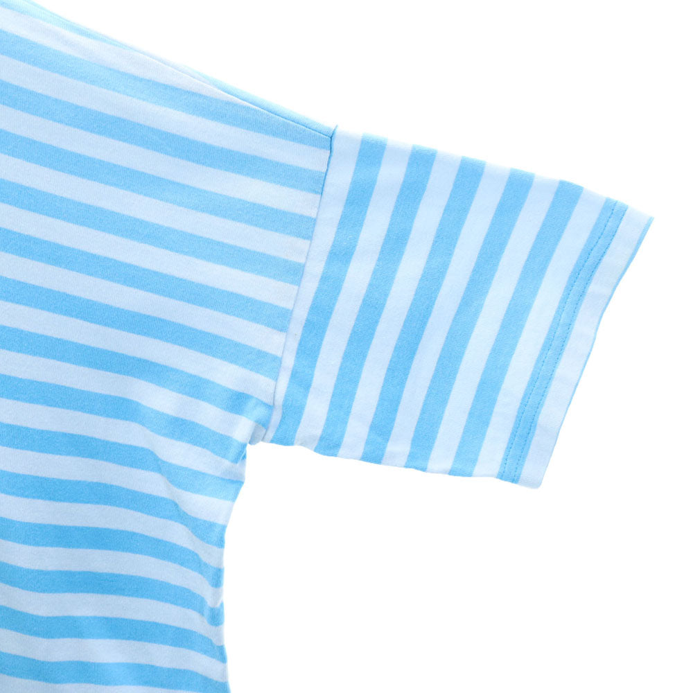 marimekko マリメッコ ボーダー 半袖 カットソー S ブルー系 レディース