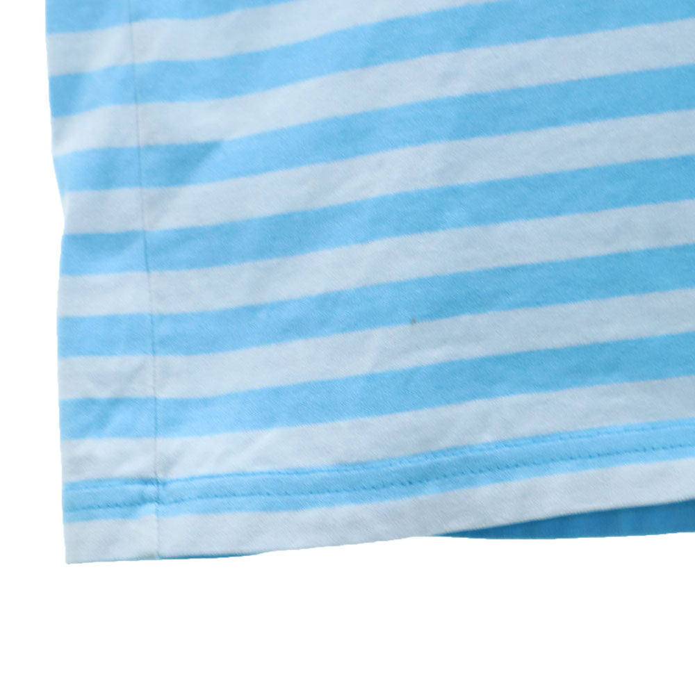 marimekko マリメッコ ボーダー 半袖 カットソー S ブルー系 レディース