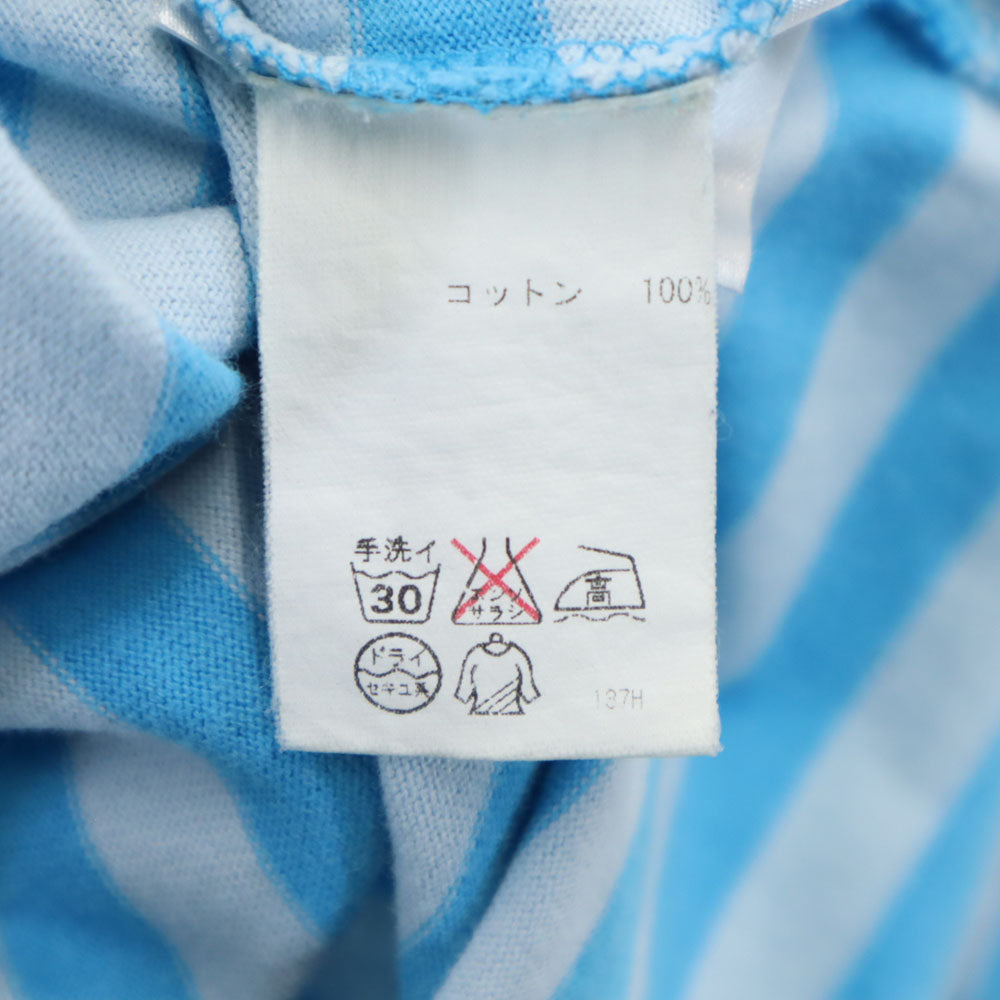 marimekko マリメッコ ボーダー 半袖 カットソー S ブルー系 レディース