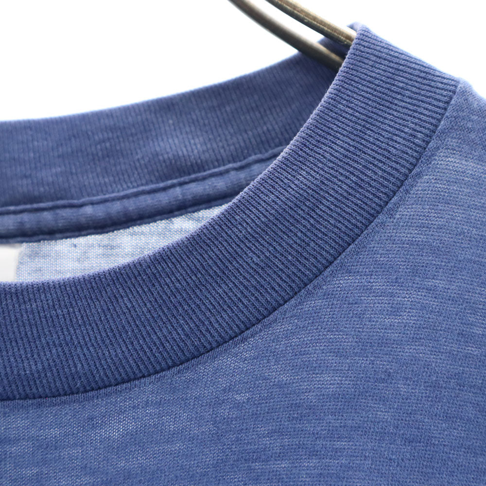 VINTAGE ヴィンテージ 70s 80s プリント 半袖 Tシャツ ブルー系 レディース