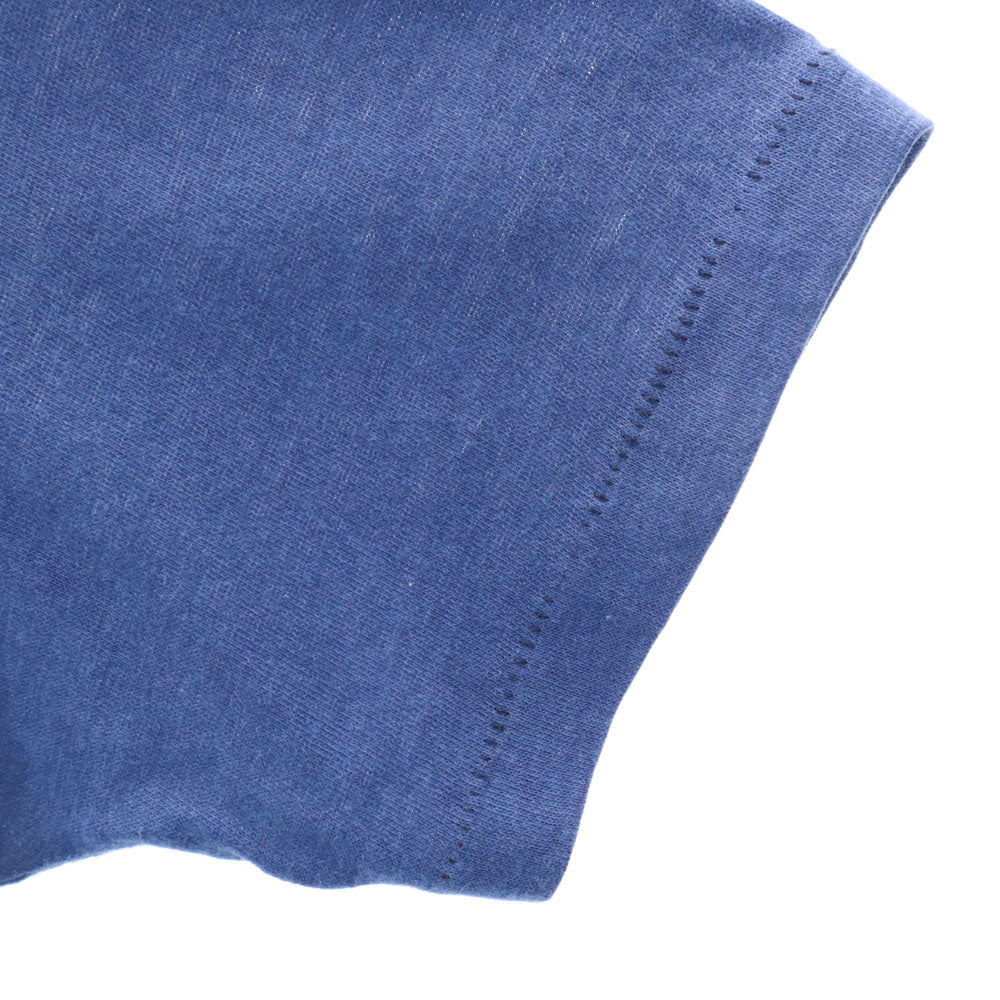 VINTAGE ヴィンテージ 70s 80s プリント 半袖 Tシャツ ブルー系 レディース