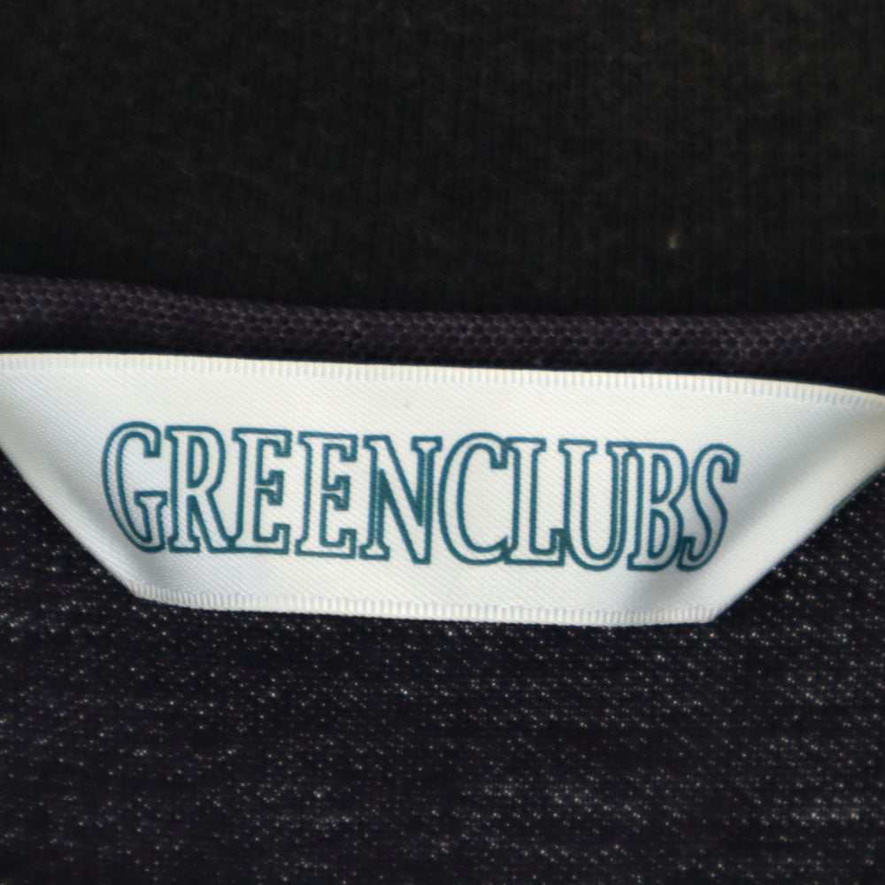 グリーンクラブ 半袖 ハーフボタン ポロシャツ 5 ネイビー系 GREENCLUBS メンズ