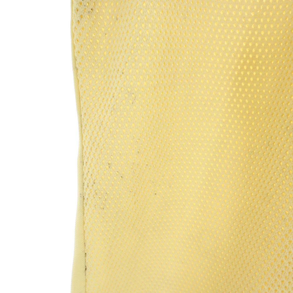 シアーズ 70s ヴィンテージ ニットポロ 半袖 メッシュ ポロシャツ M イエロー Sears Sports Wear メンズ