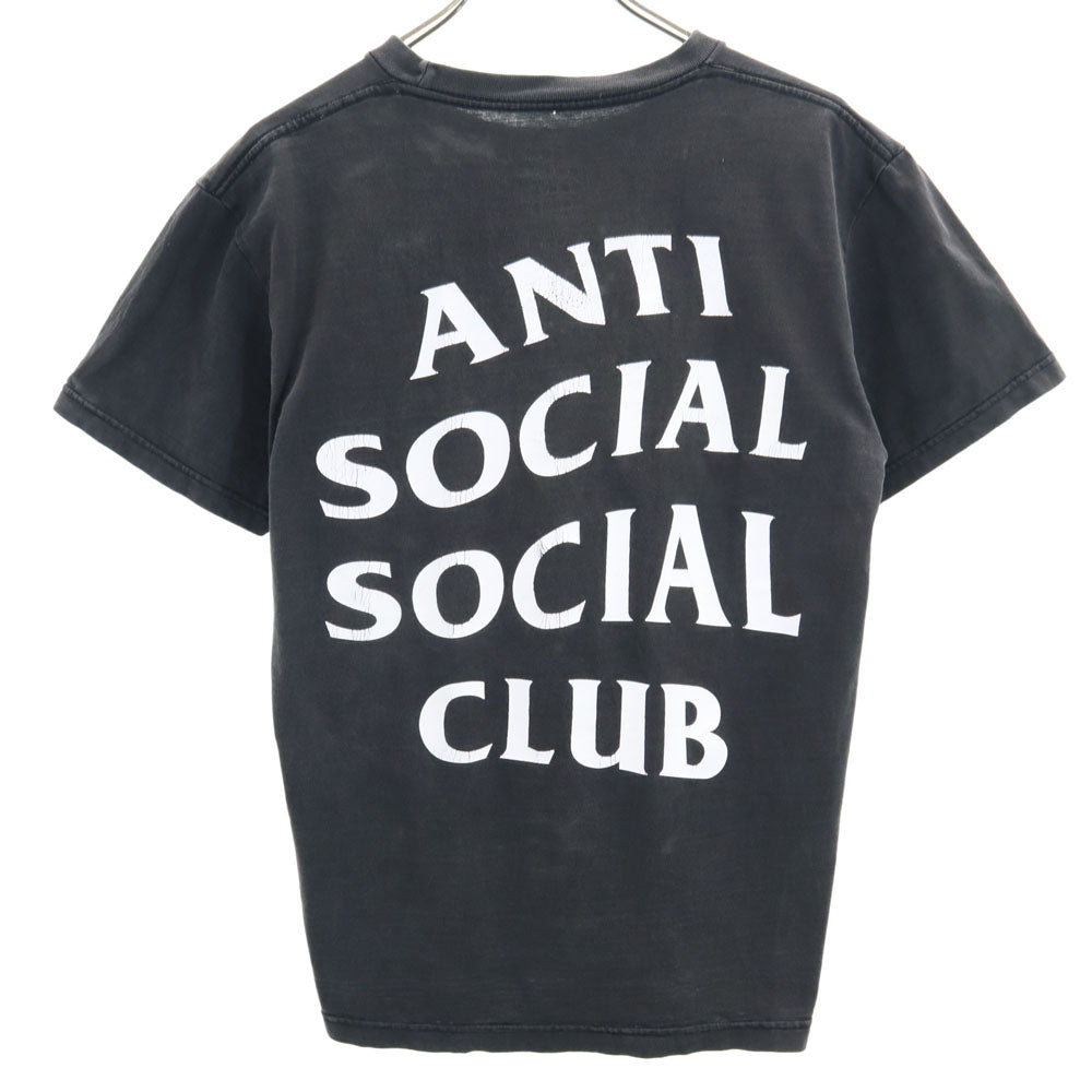 ANTI SOCIAL SOCIAL CLUB アンチソーシャルソーシャルクラブ バックプリント 半袖 Tシャツ M ブラック系 メンズ