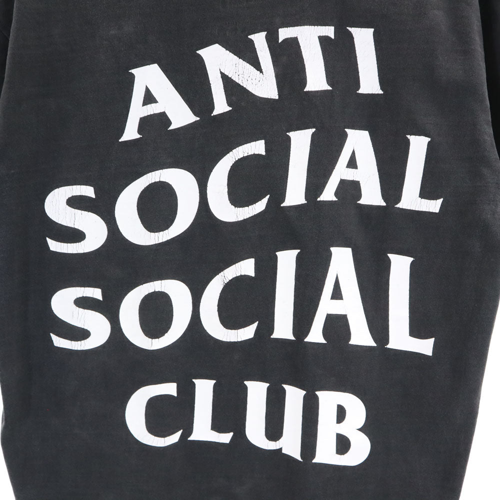 ANTI SOCIAL SOCIAL CLUB アンチソーシャルソーシャルクラブ バックプリント 半袖 Tシャツ M ブラック系 メンズ