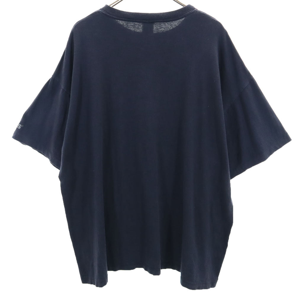 アディダス 80s 90s USA製 オールド トレフォイルロゴ 半袖 Tシャツ XL ブラック系 adidas メンズ