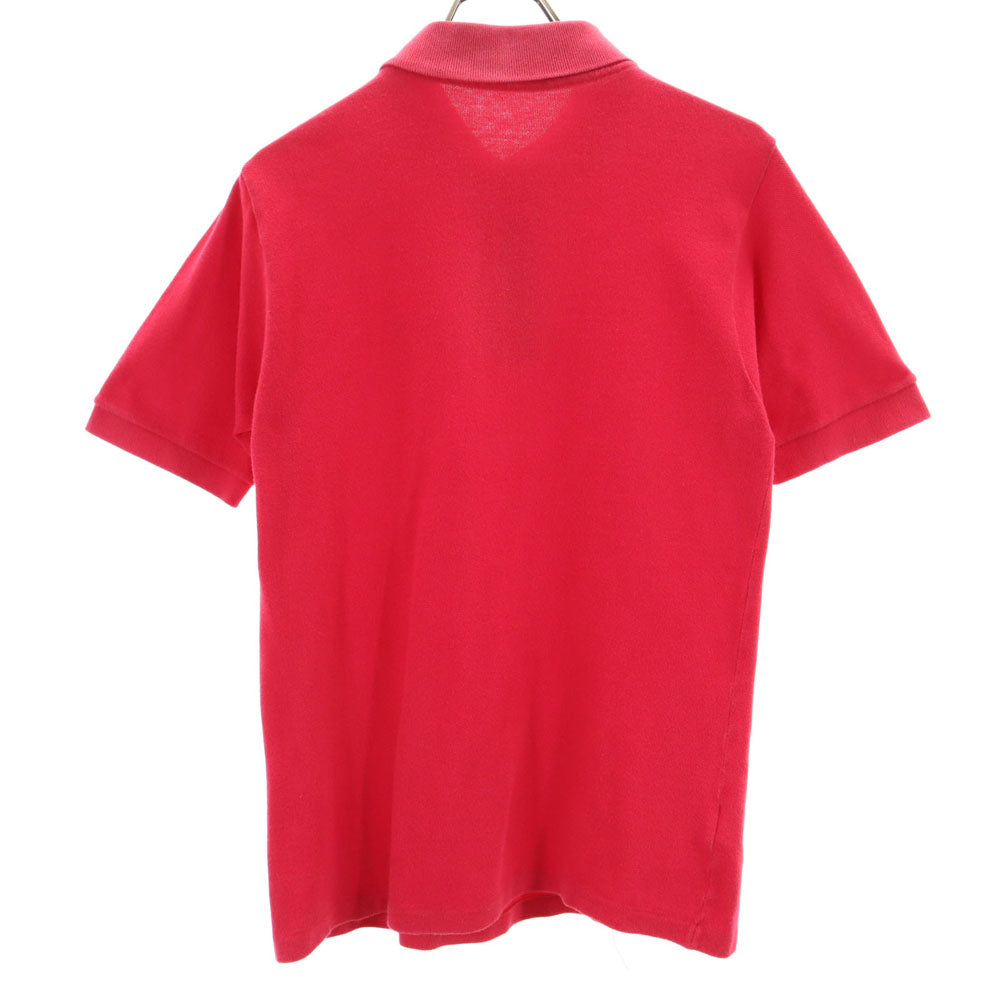 フレッドペリー 英国 イングランド製 半袖 ポロシャツ 40 レッド系 FRED PERRY 鹿の子 メンズ