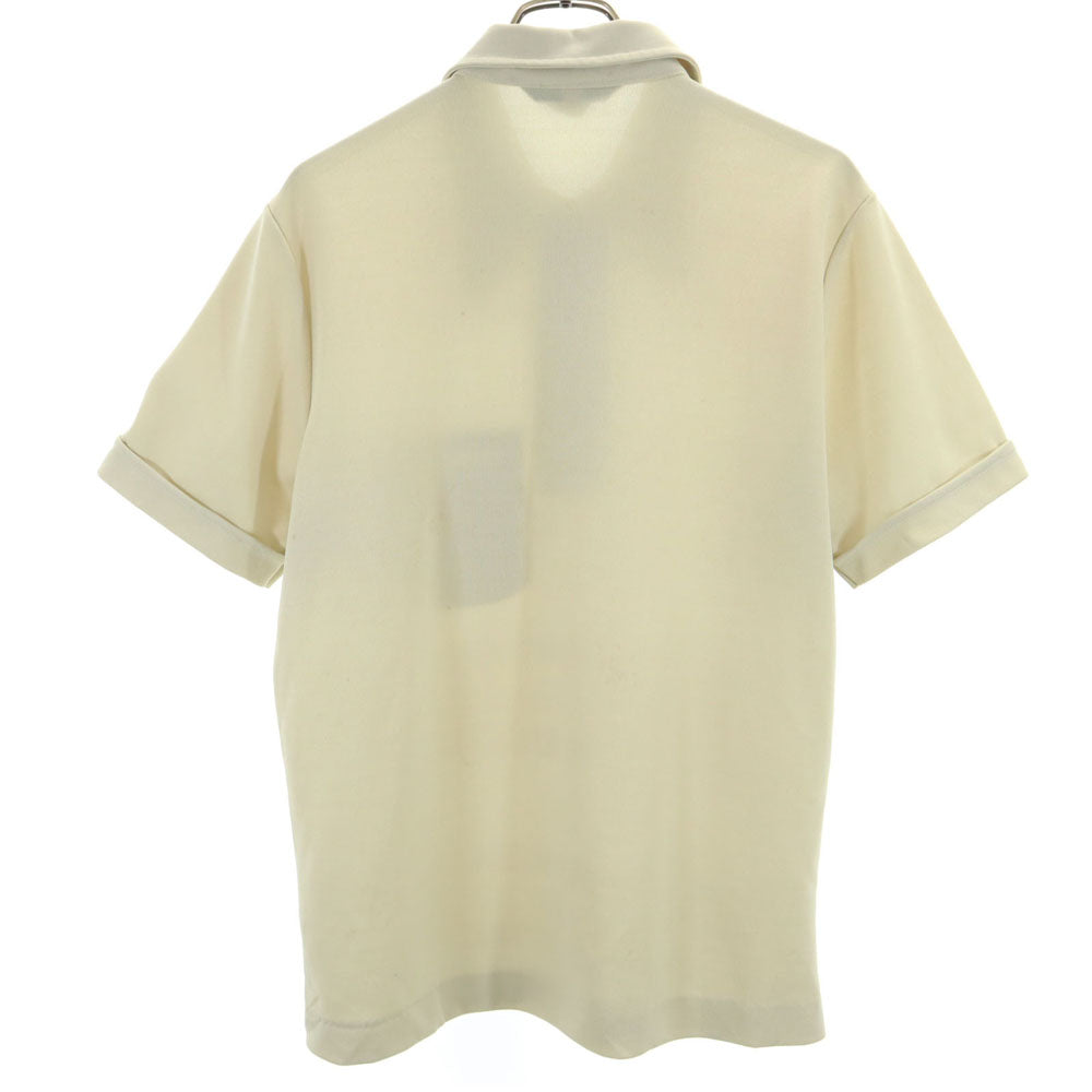 シアーズ 70s ヴィンテージ チェック柄 半袖 ポロシャツ XL ベージュ系 Sears メンズ