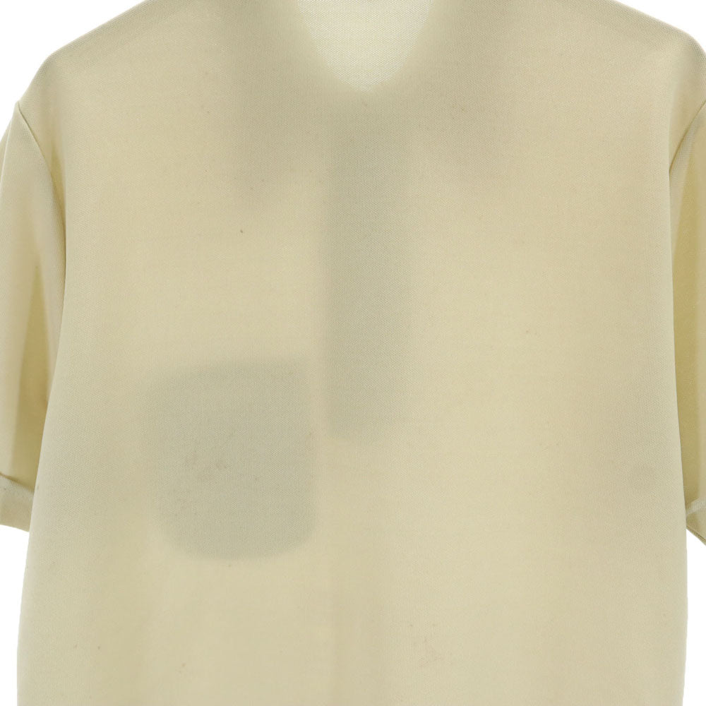 シアーズ 70s ヴィンテージ チェック柄 半袖 ポロシャツ XL ベージュ系 Sears メンズ