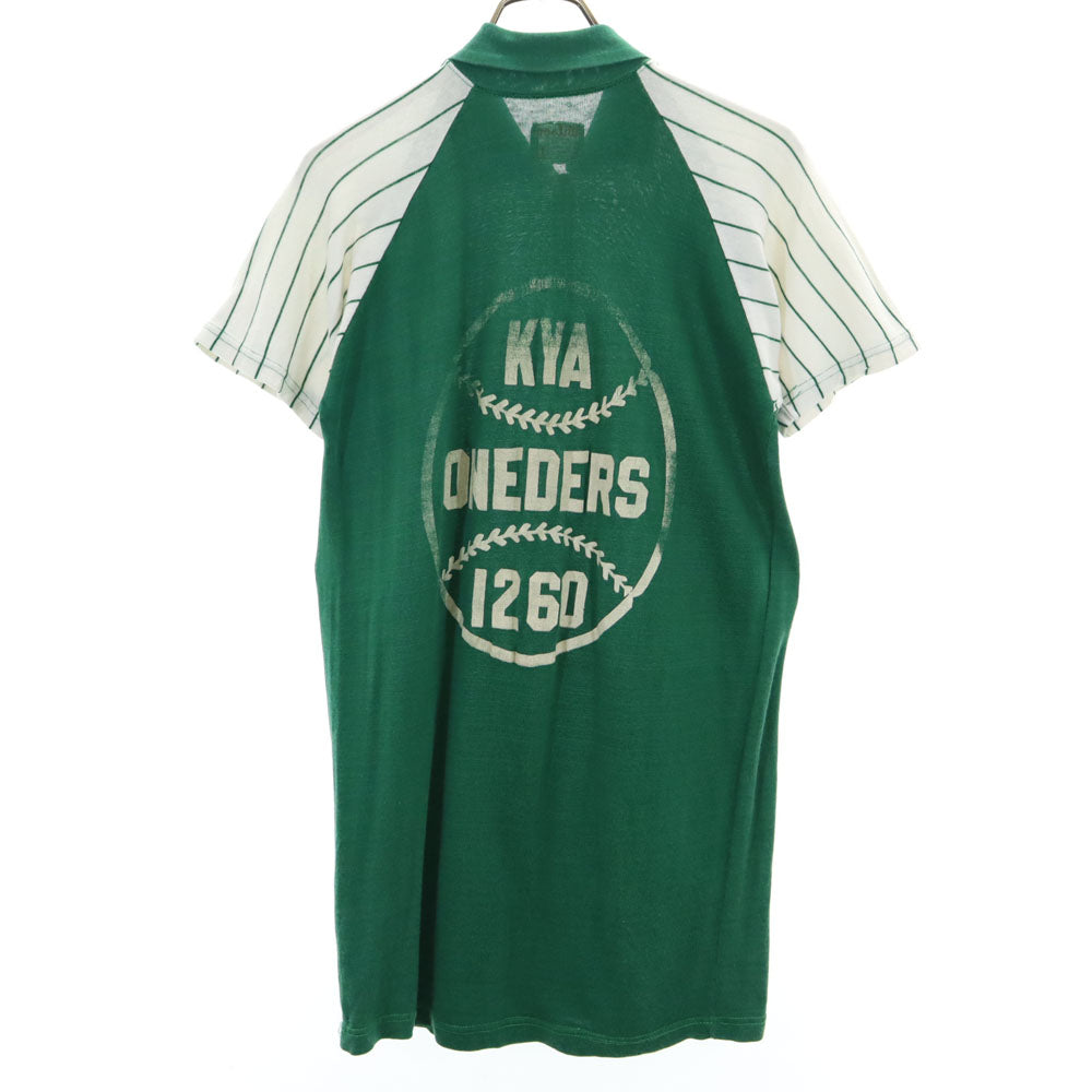 wilson ウィルソン 50s 60s USA製 ヴィンテージ 半袖 ハーフジップ ミニワンピース XL グリーン チュニック レディース