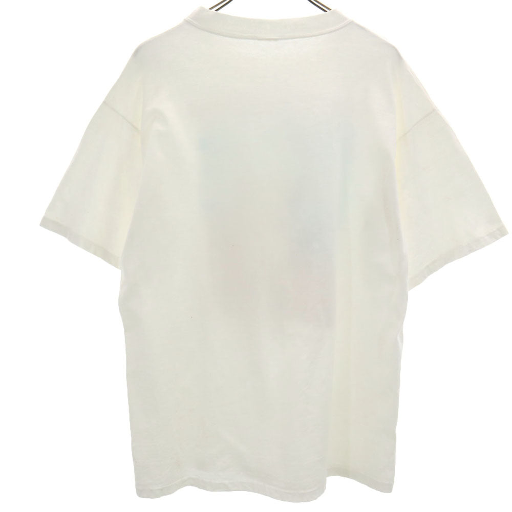 OLD オールド 90s プリント 半袖 Tシャツ ホワイト系 メンズ