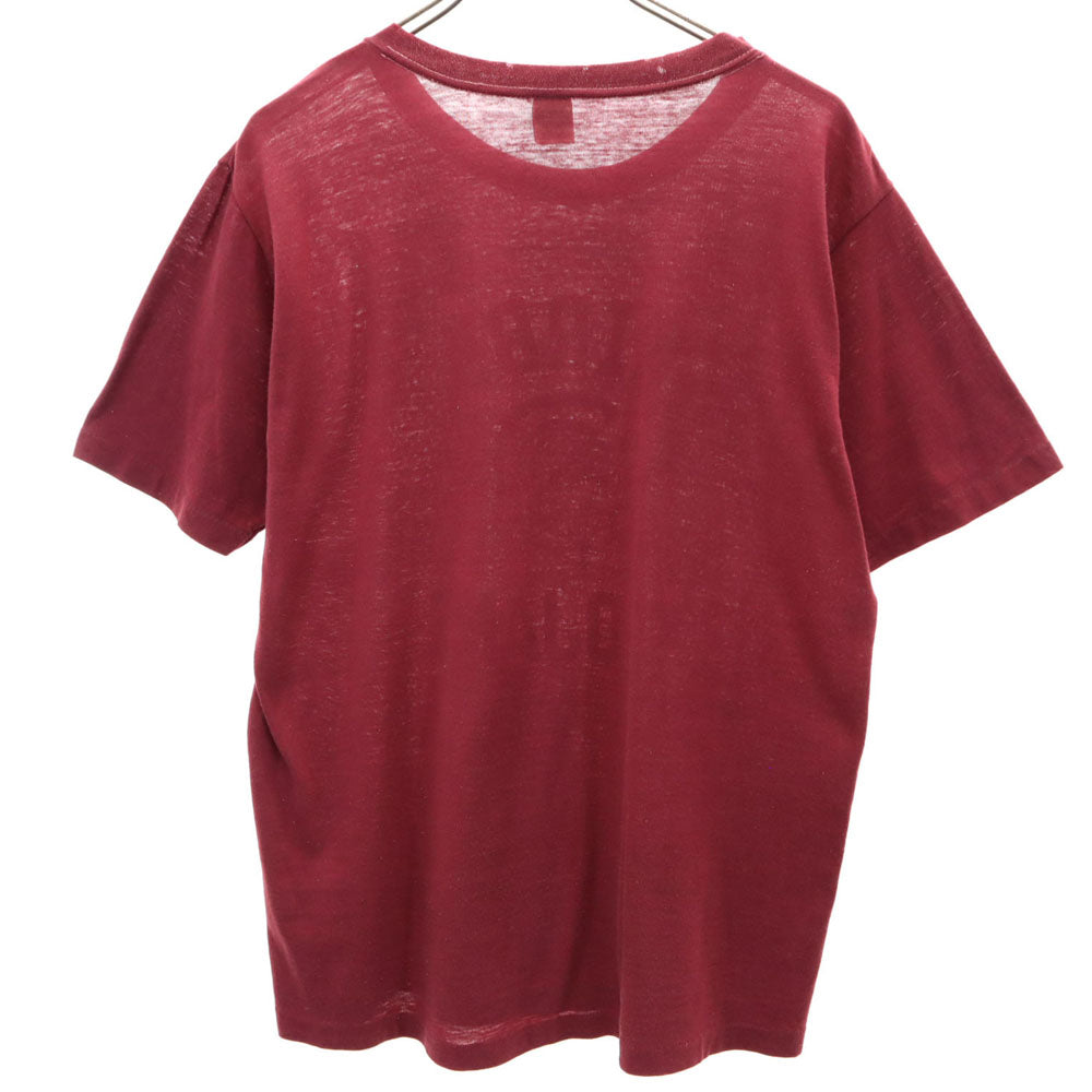 GULF COAST SPORTSWEAR ガルフコーストスポーツウェア 70s USA製 ヴィンテージ 半袖 Tシャツ L ボルドー系 メンズ