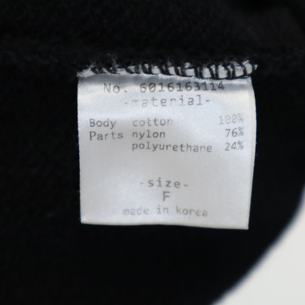 Danke Schon ダンケシェーン 7分袖 スウェット トレーナー F ブラック メンズ