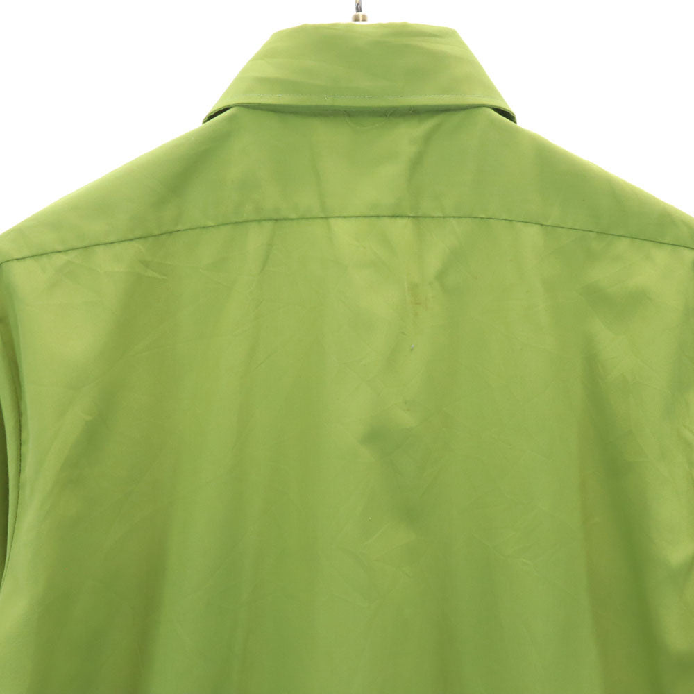 fleetline 70s 韓国製 ヴィンテージ 半袖 シャツ 141/2 グリーン メンズ