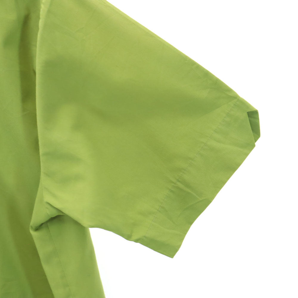 fleetline 70s 韓国製 ヴィンテージ 半袖 シャツ 141/2 グリーン メンズ