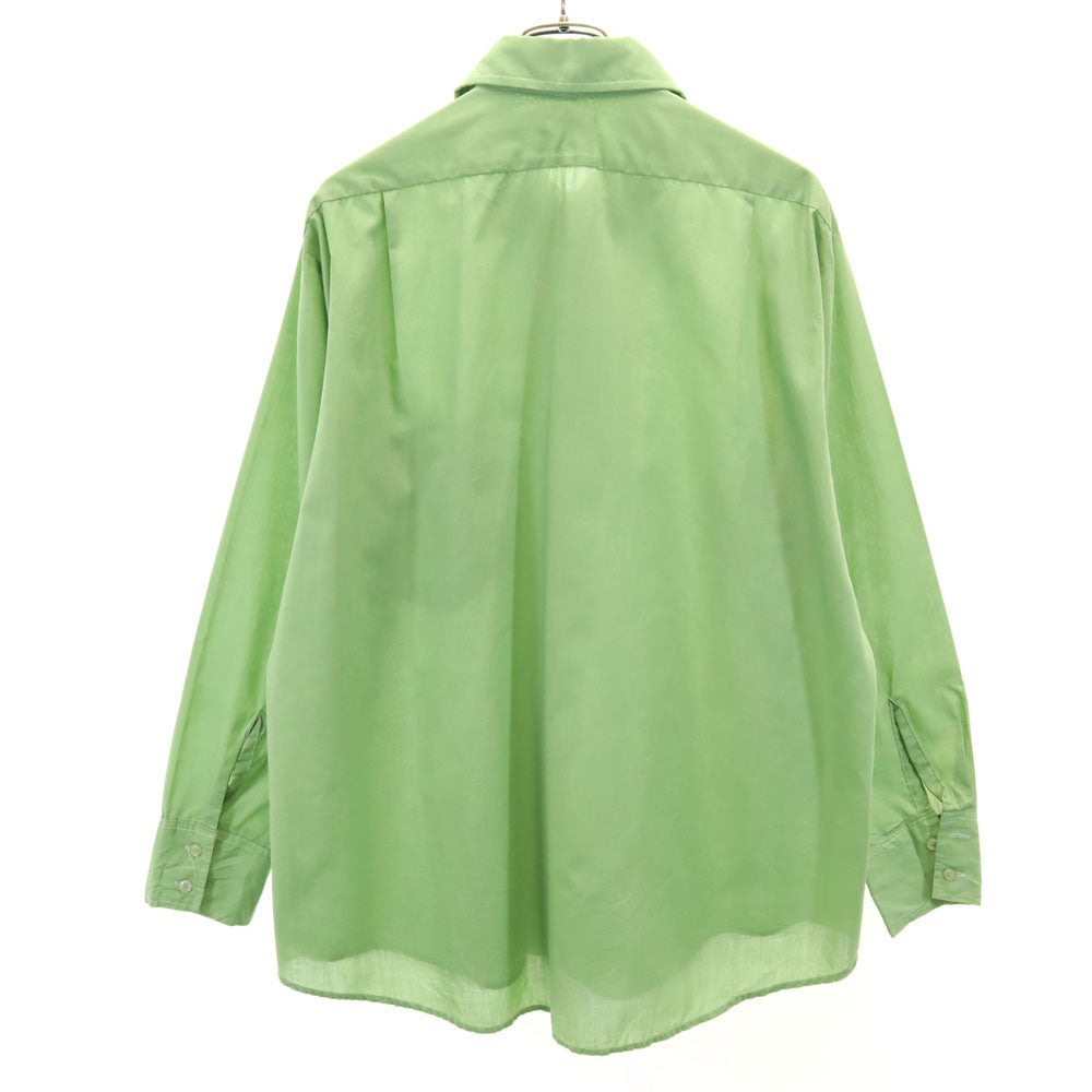 DOPIERY 70s ヴィンテージ カナダ製 長袖 シャツ グリーン系 メンズ