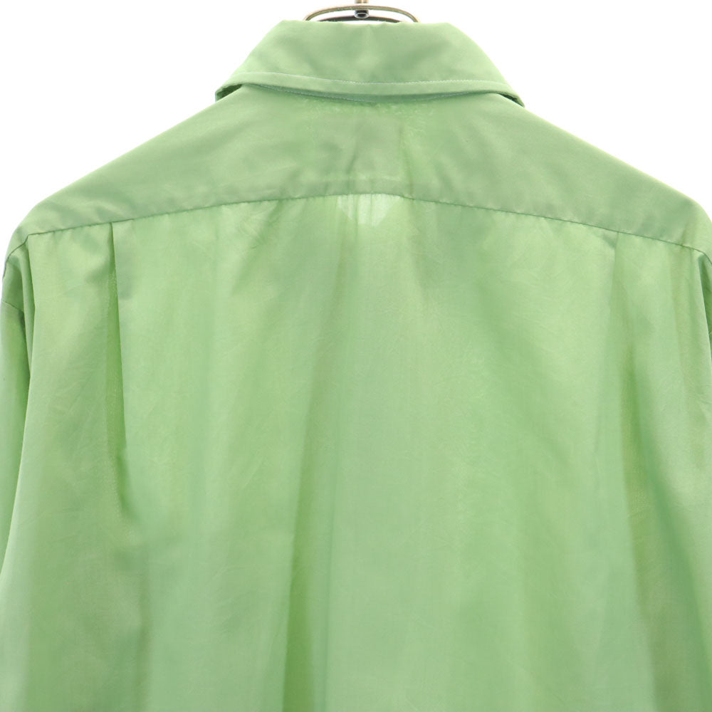 DOPIERY 70s ヴィンテージ カナダ製 長袖 シャツ グリーン系 メンズ