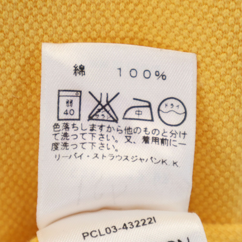 Levi's リーバイス 90s オールド 半袖 ポロシャツ L 山吹色 メンズ