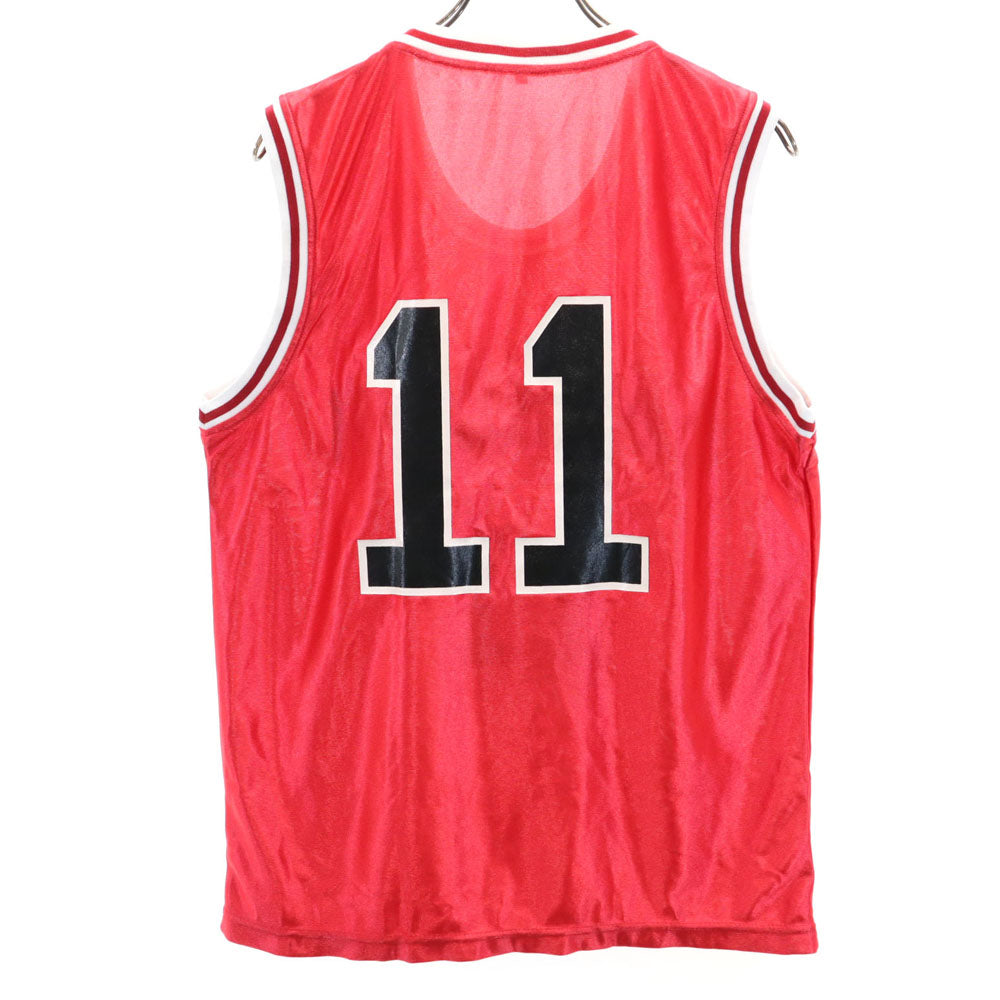 スラムダンク 湘北高校 タンクトップ XL 赤 スラムダンク 流川楓 バスケット ユニフォーム メンズ