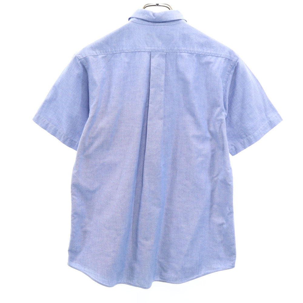 ポロバイラルフローレン 80s 緑タグ ヴィンテージ ボーイズ 半袖 オックスフォード ボタンダウンシャツ 170 ブルー系 Polo by Ralph Lauren キッズ