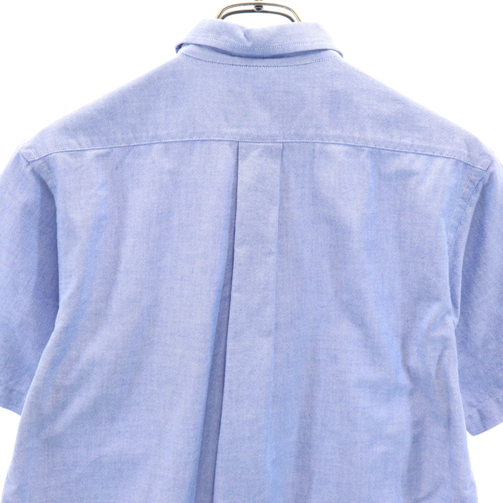ポロバイラルフローレン 80s 緑タグ ヴィンテージ ボーイズ 半袖 オックスフォード ボタンダウンシャツ 170 ブルー系 Polo by Ralph Lauren キッズ