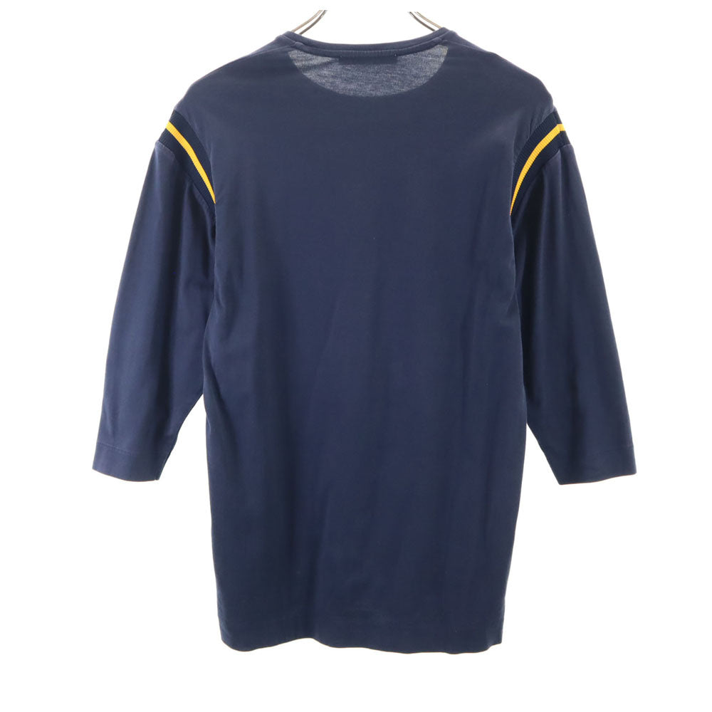 アクネストゥディオズ ポルトガル製 7分袖 Tシャツ XS ネイビー ACNE STUDIOS メンズ