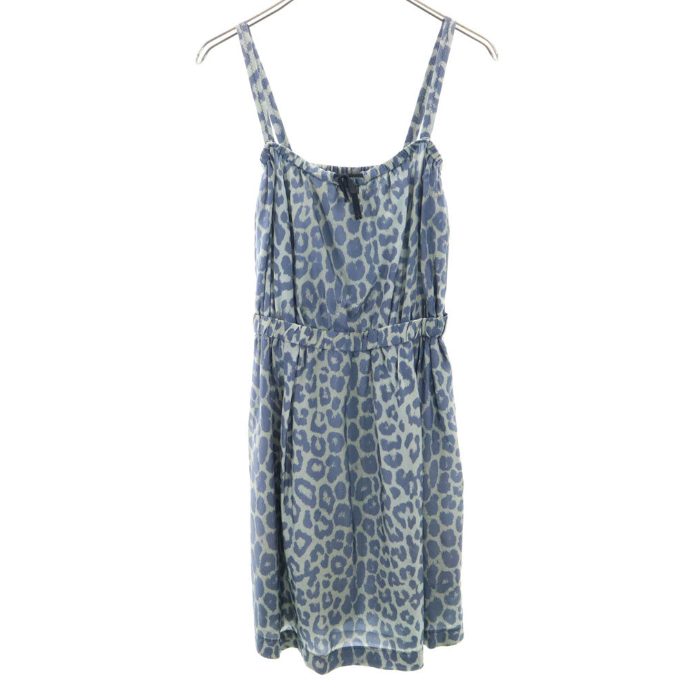 TOGA トーガ 日本製 総柄 キャミソール ミニワンピース 1 グレー系 レディース