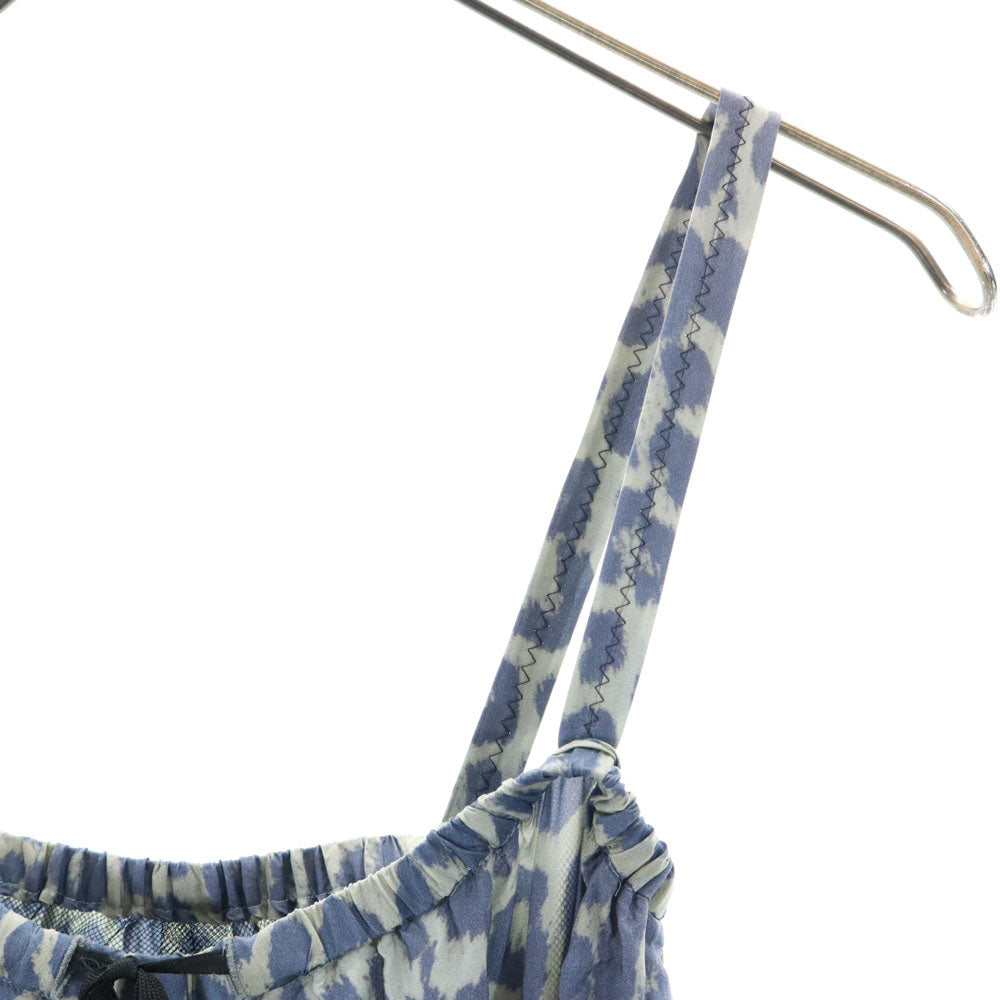 TOGA トーガ 日本製 総柄 キャミソール ミニワンピース 1 グレー系 レディース